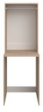 Waschmaschinenschrank Laundry in wei� und Jackson Eiche Set 3-teilig 204 x 184 cm