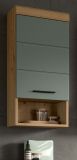 Badezimmer H�ngeschrank Shawn in Salbei und Artisan Eiche Badschrank h�ngend 37 x 79 cm