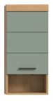 Badezimmer H�ngeschrank Shawn in Salbei und Artisan Eiche Badschrank h�ngend 37 x 79 cm