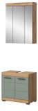 Badm�bel Set 2-teilig Shawn in Salbei und Artisan Eiche Badkombination 60 x 191 cm
