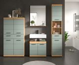 Badm�bel Set 4-teilig Shawn in Salbei und Artisan Eiche Badkombination 200 x 191 cm
