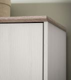Kleiderschrank Emma in wei� Pinie Landhaus Dreht�renschrank 3-t�rig 138 x 192 cm, Soft-Close