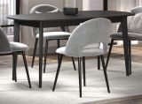 Esstisch Torus in Esche schwarz K�chentisch 160 x 90 cm