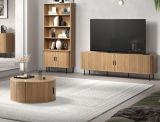 Couchtisch Torus in Eiche Beistelltisch rund 80 cm