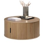 Couchtisch Torus in Eiche Beistelltisch rund 80 cm