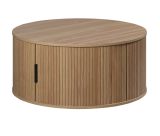 Couchtisch Torus in Eiche Beistelltisch rund 80 cm