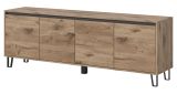 TV-Lowboard Delio in Viking Eiche TV Unterschrank 184 cm, mit Soft-Close und Komforth�he