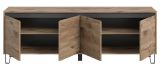 TV-Lowboard Delio in Viking Eiche TV Unterschrank 184 cm, mit Soft-Close und Komforth�he