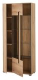 Vitrinenschrank Design-D in Evoke Eiche Vitrine 90 x 200 cm