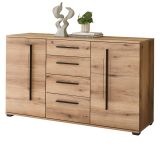 Sideboard Design-D in Evoke Eiche Kommode 150 cm, mit Soft-Close