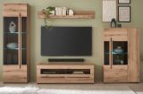 Wohnwand Design-D in Evoke Eiche Wohnkombination Set 4-teilig 310 cm, mit Soft-Close