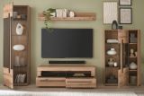 Wohnwand Design-D in Evoke Eiche Wohnkombination Set 4-teilig 310 cm, mit Soft-Close