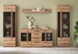Wohnwand Design-D in Evoke Eiche Wohnkombination Set 4-teilig 290 cm, mit Soft-Close