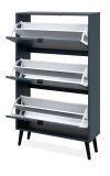 Schuhschrank Aldan in Blau, Schuhkipper 70 x 125 cm