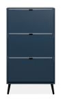 Schuhschrank Aldan in Blau, Schuhkipper 70 x 125 cm