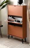 Schuhschrank Aldan in Terracotta Schuhkipper 70 x 125 cm