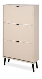 Schuhschrank Aldan in Samt, Schuhkipper 70 x 125 cm