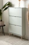 Schuhschrank Aldan Pastellgr�n Schuhkipper 70 x 125 cm