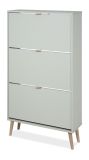 Schuhschrank Aldan Pastellgr�n Schuhkipper 70 x 125 cm