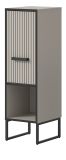 Badezimmer Kommode Scana in sand und schwarz Badkommode 30 x 101 cm, Soft-Close