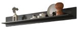 Wandboard Madea in grau matt Wandregal 160 cm B�cherregal