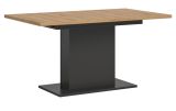 Esstisch Home-X in Artisan Eiche und grau Tisch ausziehbar 150 - 190 cm