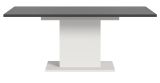 Esstisch Home-X in grau und wei� Tisch ausziehbar 150 - 190 cm