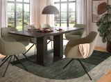 Esstisch Home-X in grau Tisch ausziehbar 150 - 190 cm
