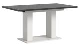 Esstisch Home-X in grau und wei� Tisch ausziehbar 150 - 190 cm