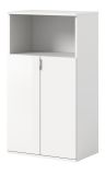 Kommode SystemX in wei� Hochglanz Flur Diele Mehrzweckschrank 61 x 110 cm