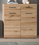 Schuhschrank Shawn in Evoke Eiche Flurkommode 90 x 96 cm