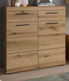 Schuhschrank Shawn in Evoke Eiche Flurkommode 90 x 96 cm