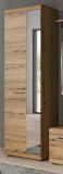 Garderobenschrank Shawn in Evoke Eiche Garderobe oder gro�er Schuhschrank mit Spiegel 62 x 197 cm