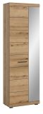 Garderobenschrank Shawn in Evoke Eiche Garderobe oder gro�er Schuhschrank mit Spiegel 62 x 197 cm