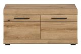 Garderobe Sitzbank Shawn in Evoke Eiche Garderobenbank 90 x 44 cm