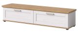 TV-Lowboard Mirano in wei� L�rche und Eiche Artisan Landhaus TV Unterteil 164 cm