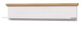 Wandboard Mirano in wei� L�rche und Eiche Artisan Landhaus Wandregal 110 cm