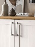 Kommode Mirano in wei� L�rche und Eiche Artisan Landhaus Highboard 84 x 88 cm