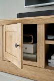 TV-Lowboard Dorset in Eiche Gold Landhaus TV Unterteil 152 cm, Soft-Close