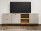 Sideboard Jardins in Kaschmir / Sand und Eiche, Kommode 200 cm mit Soft-Close