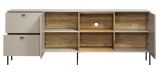 Sideboard Jardins in Kaschmir / Sand und Eiche, Kommode 200 cm mit Soft-Close