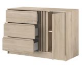 Parisot Schlafzimmer komplett Set Escale27 in Eiche japanisch Bett 180 x 200 cm