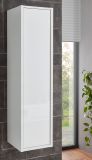Badezimmer Hochschrank Glide in wei� Hochglanz, H�ngeschrank 30 x 119 cm mit Push-Open