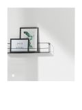 Badezimmer Spiegel Glide mit LED Beleuchtung und Touchschalter 80 cm