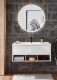 Badezimmer Spiegel Glide mit LED Beleuchtung und Touchschalter rund 80 cm
