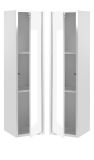 Badm�bel Set 6-teilig Glide in wei� Hochglanz und grau mit LED Beleuchtung 250 x 190 cm