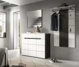 Garderobenspiegel Cooper Basalt Grau, Wandspiegel 80 cm