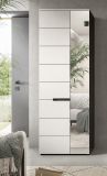 Garderobe Set 4-teilig Cooper in wei� und grau 220 cm, Soft-Close