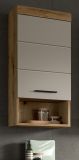 Badezimmer H�ngeschrank Shawn in Sand Kaschmir und Evoke Eiche Badschrank h�ngend 37 x 79 cm