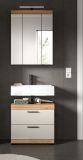 Badezimmer Spiegelschrank Shawn in Evoke Eiche Badschrank 3-t�rig 60 x 79 cm